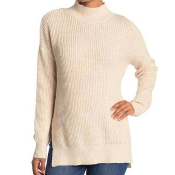 NWT Abound Mock Neck Ribbed Knit Sweater S - Picture 1 of 5